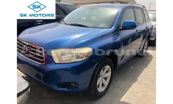Buy Import Toyota Highlander Blue Car in Import - Dubai in Belait