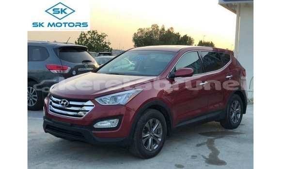 Buy Import Hyundai Santa Fe Red Car in Import - Dubai in Belait