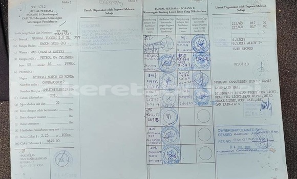 Buy Used Hyundai Tucson White Car in Bandar Seri Begawan in Brunei-Muara Buy Used Hyundai Tucson White Car in Bandar Seri Begawan in Brunei-Muara