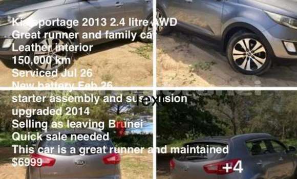 Buy Used Kia Sportage Other Car in Bandar Seri Begawan in Brunei-Muara