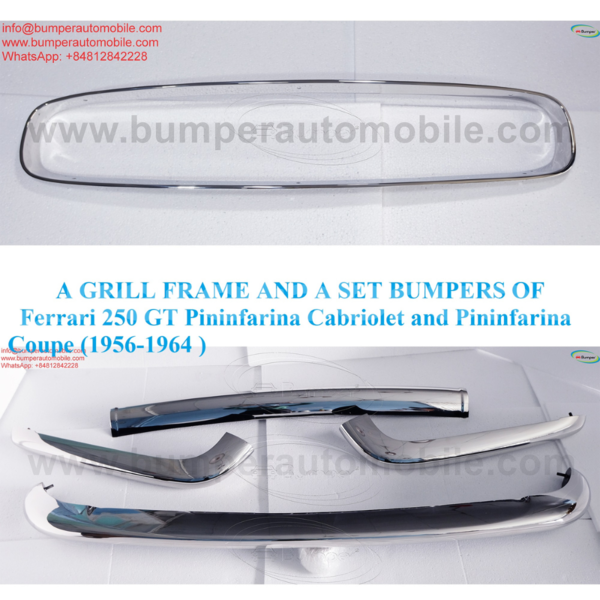 Big with watermark 1 ferrari 250 gt coup%c3%a9 cabriolet pininfarina s2 1956 1964 bumper and grill frame 5