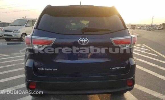 Buy Import Toyota Highlander Blue Car in Import - Dubai in Belait Buy Import Toyota Highlander Blue Car in Import - Dubai in Belait